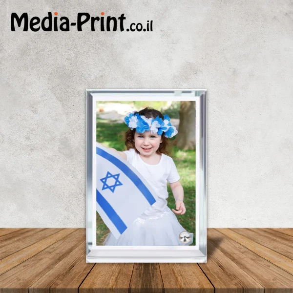 ⁦קריסטל שולחני מודפס⁩ – תמונה ⁦3⁩