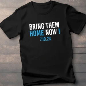 חולצה טריקו שחורה BRING THEM HOME NOW