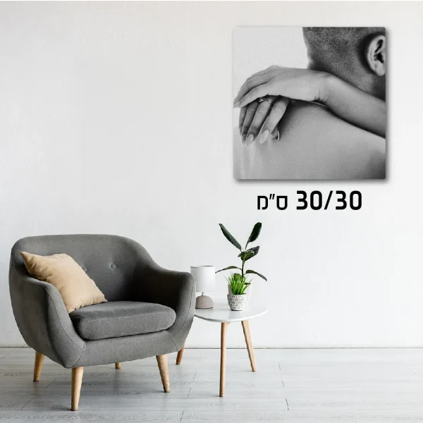 פוסטר אלומיניום 30X30 ס"מ